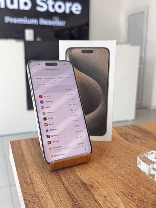 Айфон15ПроМакс•1024гб/89%сұр(титан)