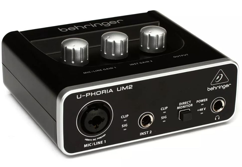 Behringer u-phoria um2 звуковая карта