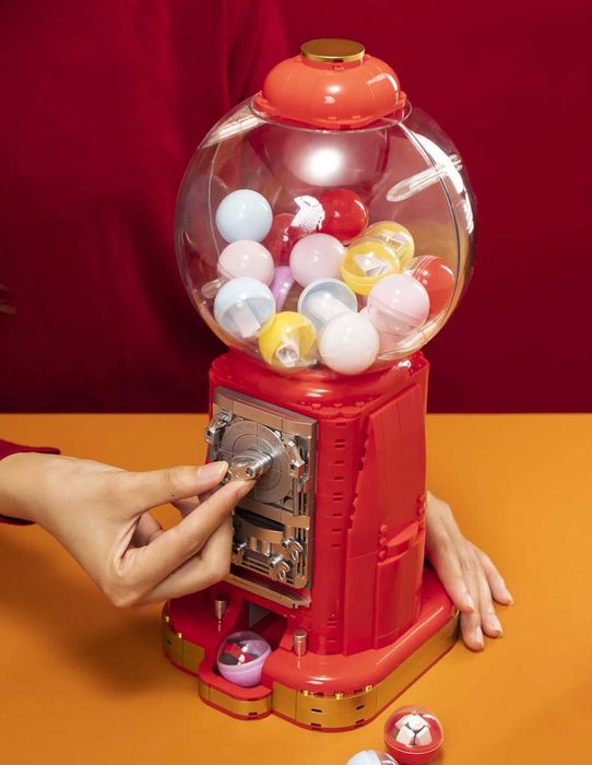 Ретро машина за топчета конструктор Retro Series Gumball Machine