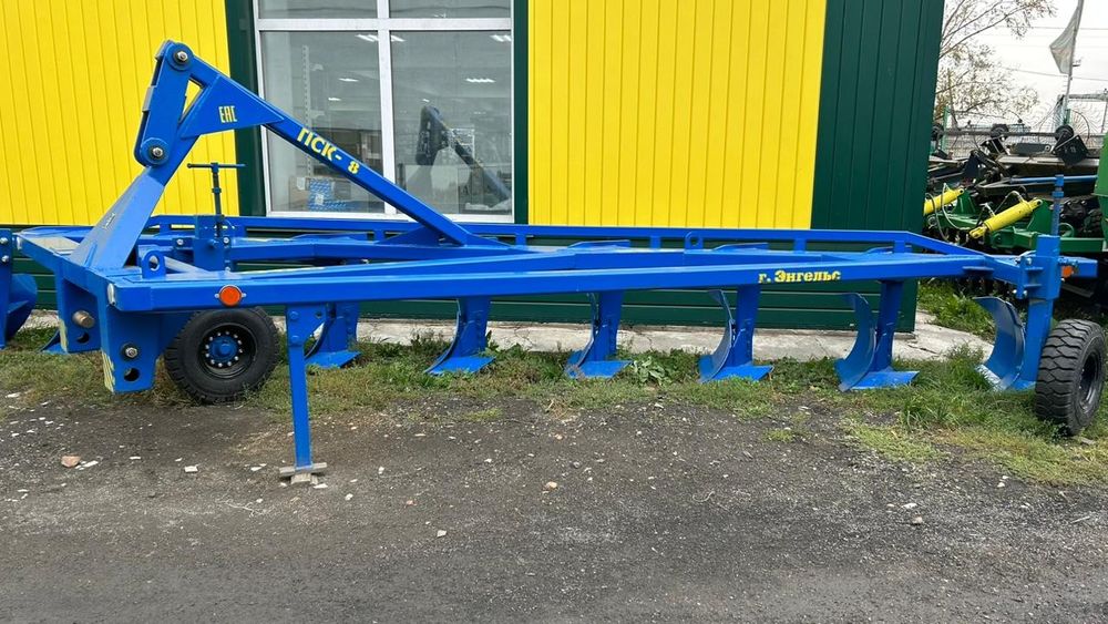 ПЛУГ ПСКу-8 (с резиновыми колесами)