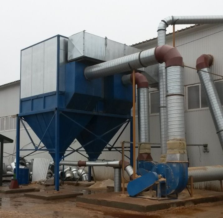 установка под ключ аспирация и пневмотранспорт деревообработки и мебел