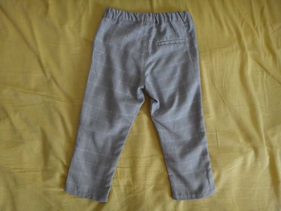 H&M Официален кариран комплект от 4 части, размер 92, за 2 годишно