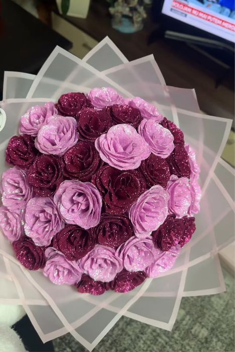 buchet trandafiri de sapun