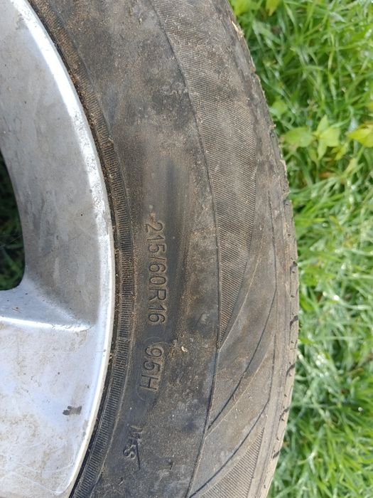 Продаю 3 титановых диска с летней резиной