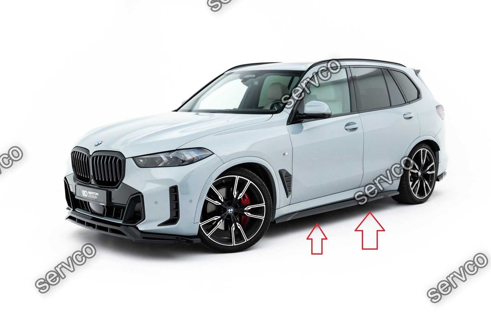 Pachet Set Splitter Exterior Lip Prelungiri Body kit tuning Bmw X5 G05 M-Pachet Facelift 2023- v7 - Maxton Design