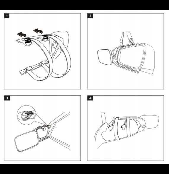 Огледало за каравана универсално 35 х 12 см.