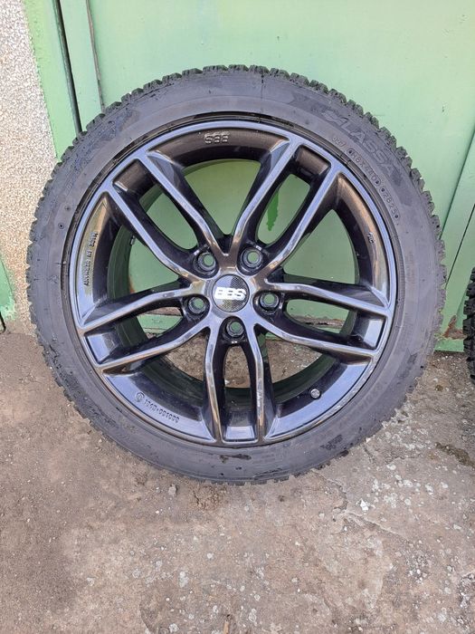 17 ки джанти със зимни гуми BBS BMW 5x120 E90 E87 E46 F20