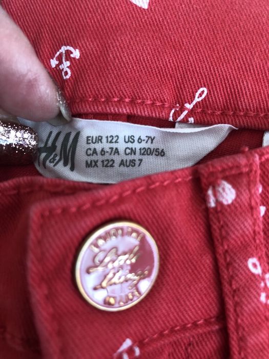Къси панталонки H&M 6-7г.
