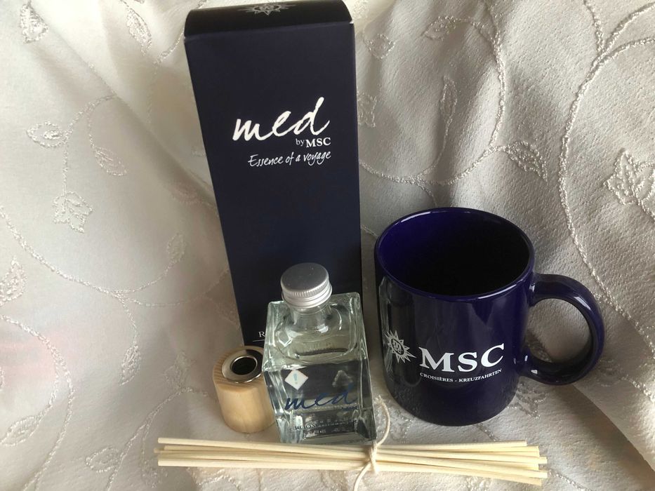 Луксозен ароматен дифузер за стая MED by MSC 100 ml + подарък чаша MSC