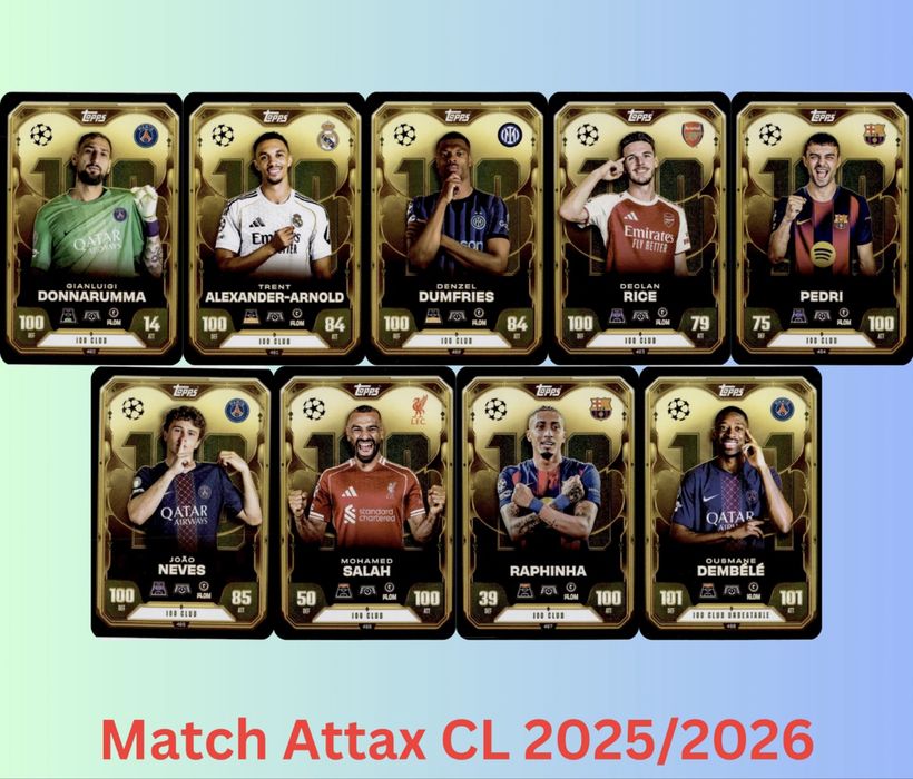 Футболни карти Match Attax 2025/26