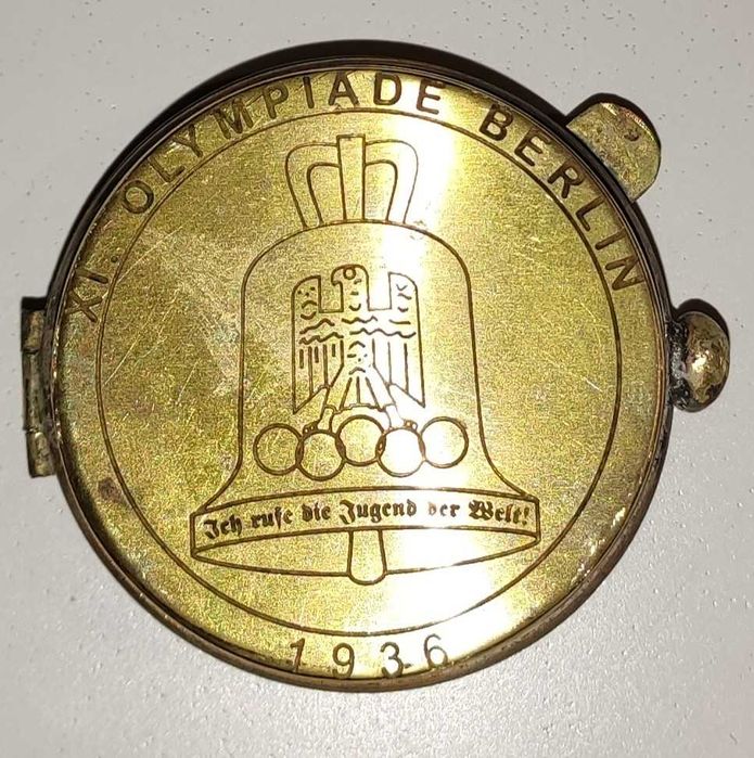 Нацистки кутийки за компас или ръчен часовник, месинг ВСВ