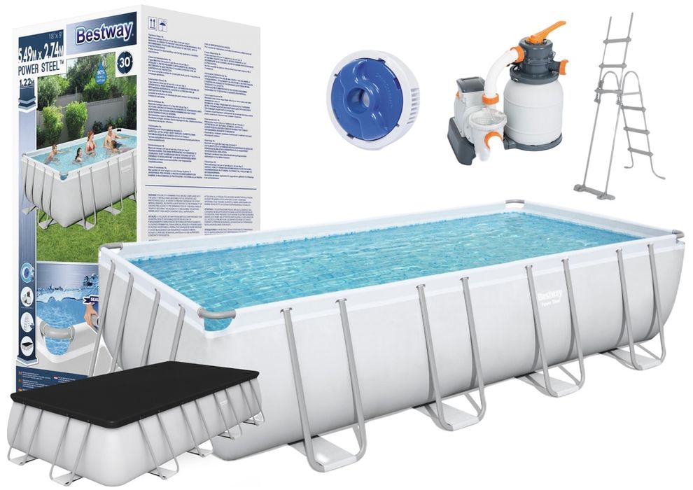 Каркасный бассейн INTEX BESTWAY 549×274×122 стойка бассейн basseyn