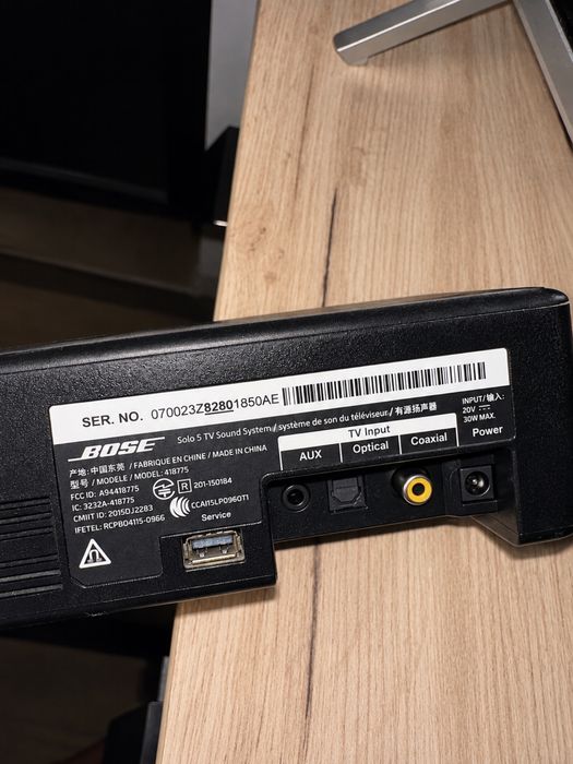 Soundbar Bose Solo 5