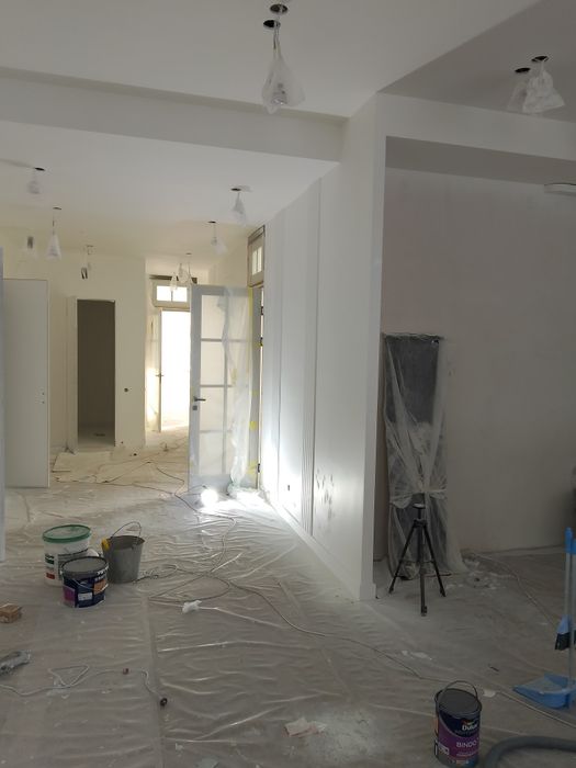 Малярная работа, клеим стехлахос под покраска  .Уральска