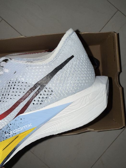 Маратонки Nike Zoom VaporFly Next% 3 “Pure Platinum Psychic Blue” - размер 49.5