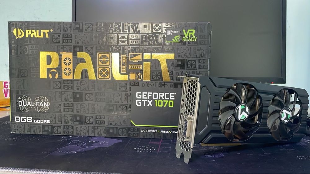 Видеокарта GTX 1070 8Gb