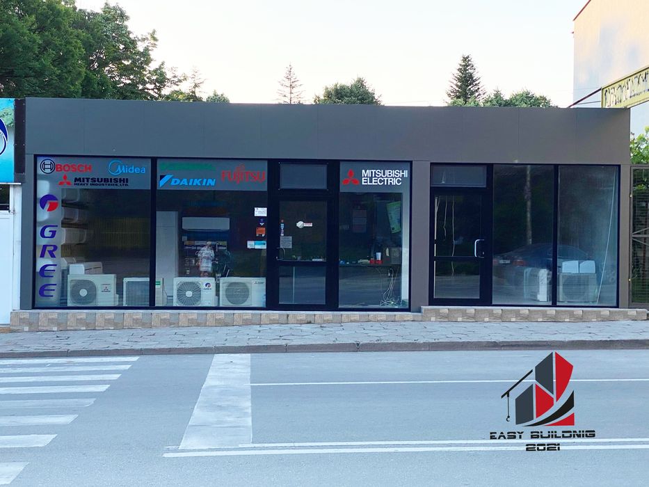 Монтаж на фасади от еталбонд, hpl, керамика