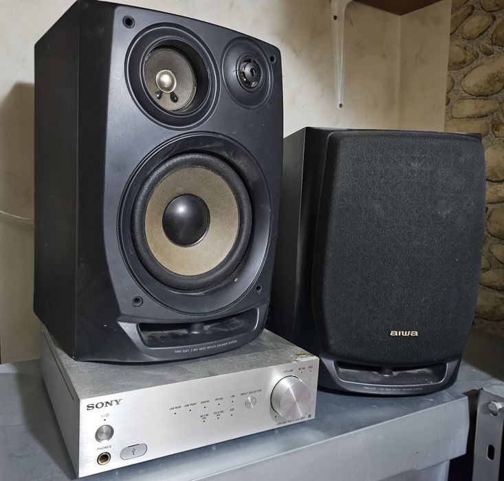 Sony UDA-1 Hi-Res USB DAC Amplifier + Boxe Aiwa 3 Way Bass Reflex