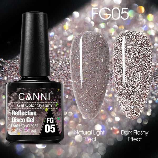 CANNI Reflective Disco Gel / диско гел лак