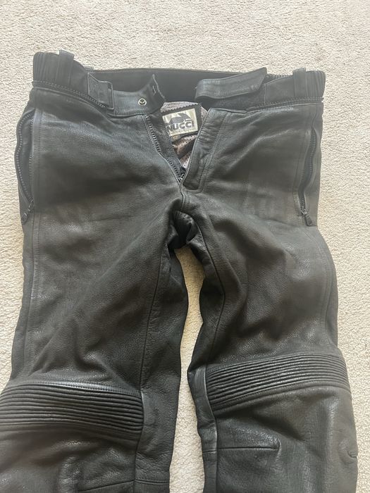 Pantaloni moto piele Vannuci