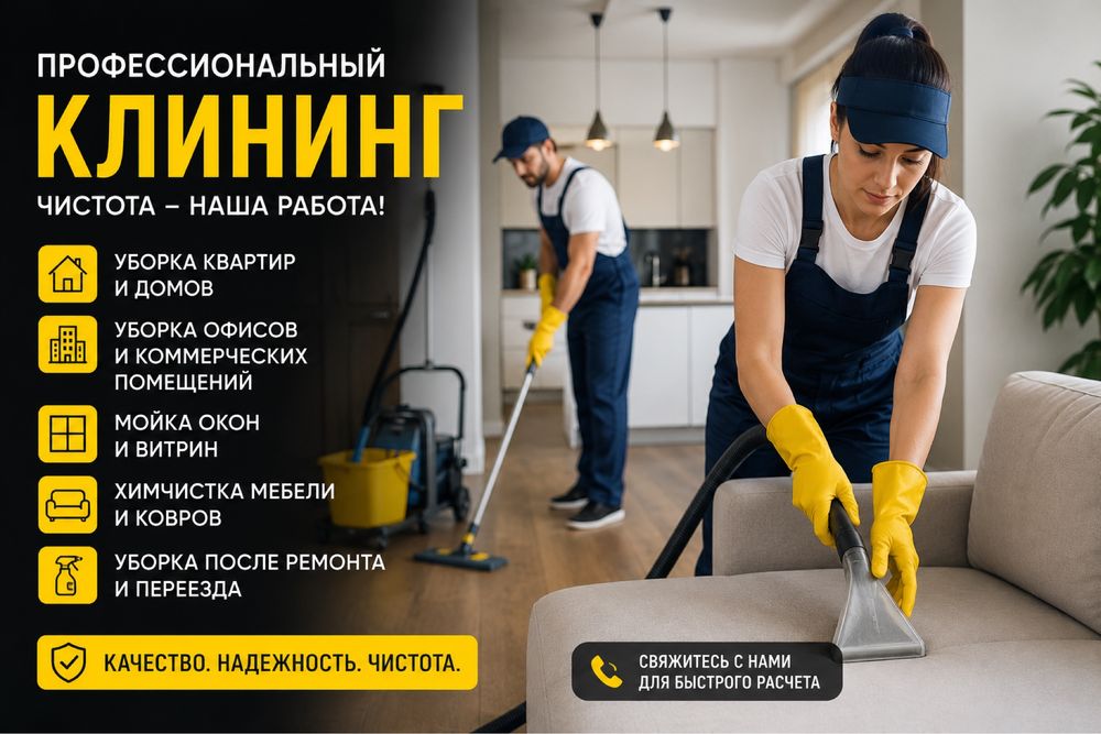 Клининговая компания | уборка квартир,домов, и офисов