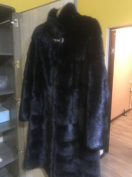 Теплая  норковая шуба