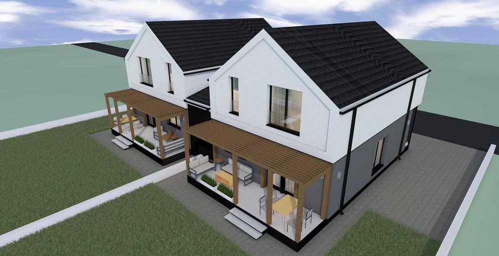 Duplex Modern Nordic  — Construcție 2026
