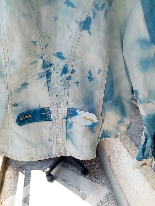 Дамско дънково яке размер М(38) ново