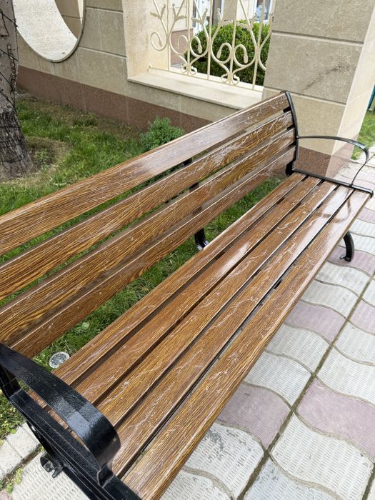 Скамейки разных размеров для сада
