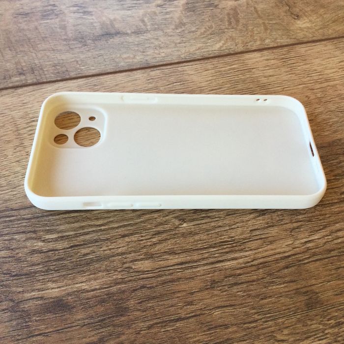 НОВ силиконов бежов калъф / кейс за IPHONE 13 на Tom and Jerry от САЩ