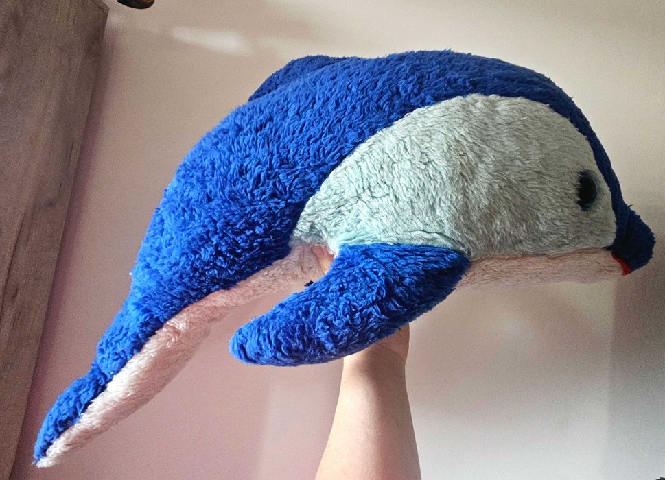 Голям плюшен делфин