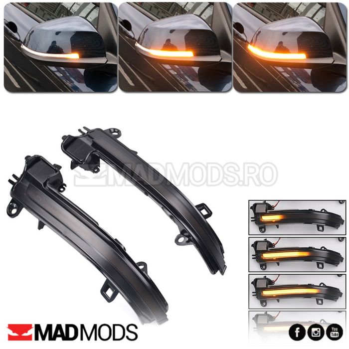Set semnalizari oglinda LED dinamice BMW F20 F22 F30 F32 F34 F36 E84