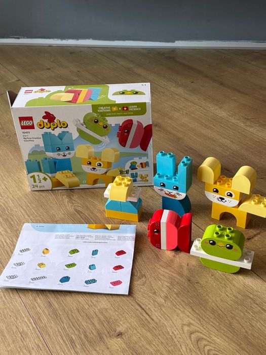 LEGO DUPLO 10477 – 3 in 1 Creative Cute Pets, stare excelentă