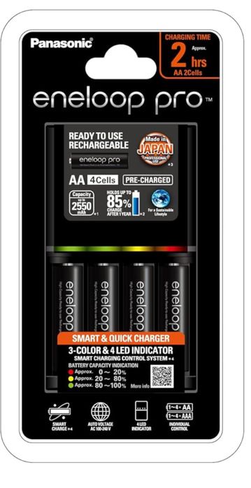 Аккумуляторный батареи Made in Japon Panasonic enoloop Pro 2600 mAh