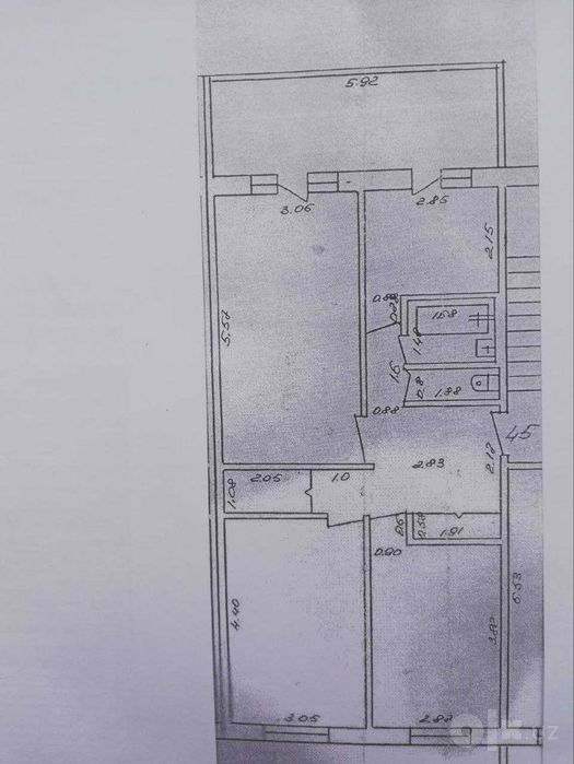 Продаётся квартира в 9 микрорайоне — 76,37 м²