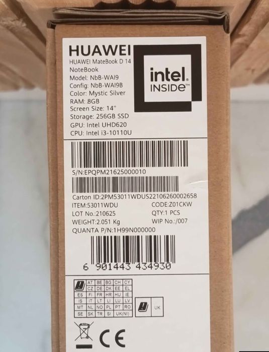 Laptop Huawei d14 impecabil ,ca nou