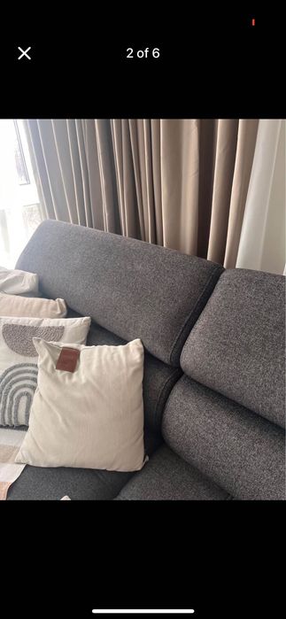 Диван с механични облегалки и електронно издърпване