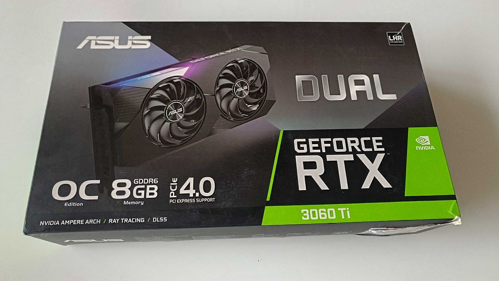 Видеокарта ASUS GeForce RTX 3060 Ti 8GB LHR - NVIDEA