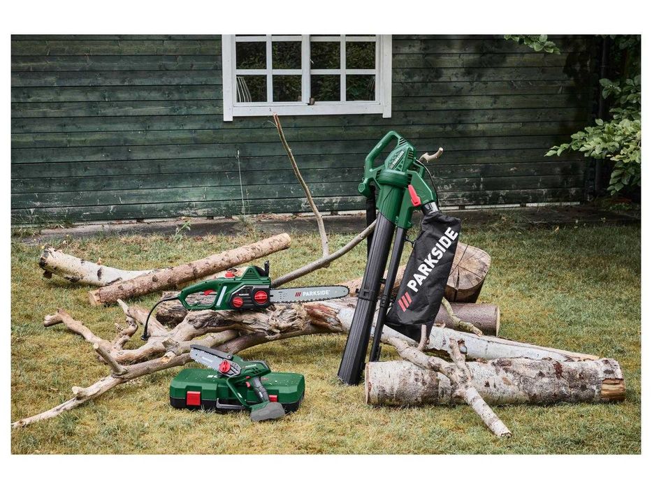 Drujbă electrică Parkside PEKS 1600 D4, lanț de 14", 1600 W motofierastrau fierastrau sabie electric taiat