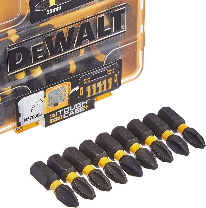 DeWALT Битове PH2 DT70555T / PZ2 DT70556T  Усилени Битове за Импакт