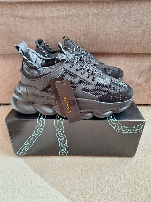 Papuci Versace Chain Reaction Negrii 42