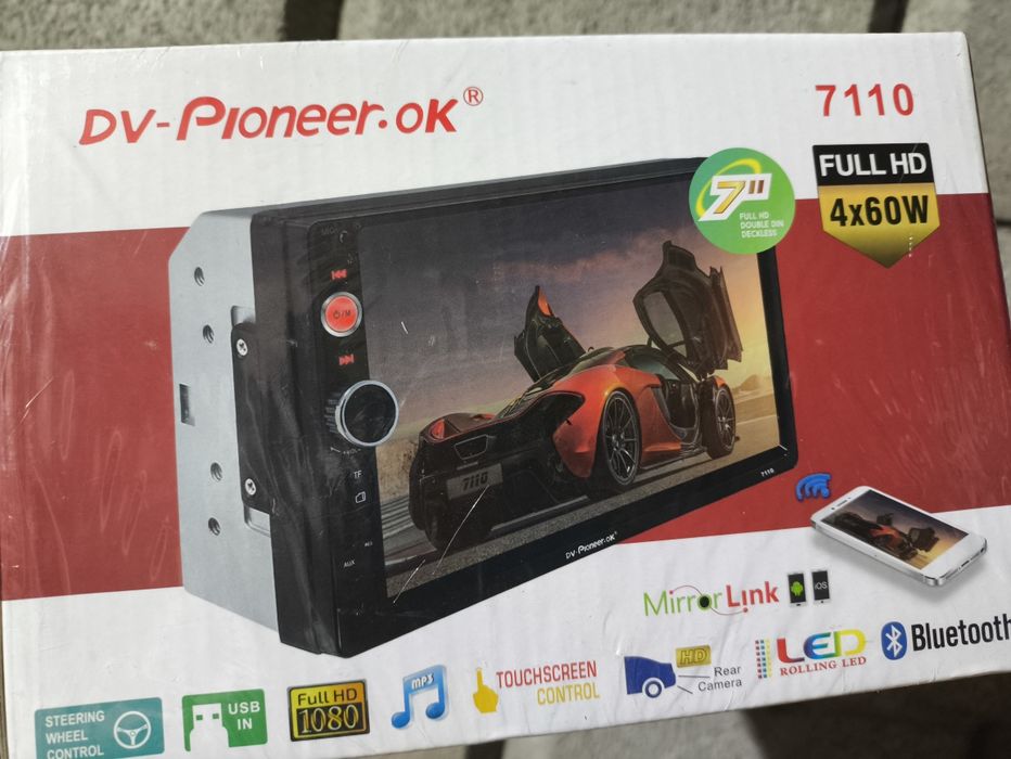 Магнитола MP5 Pioneer.ok 2DIN