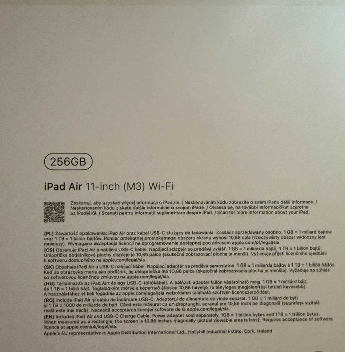 iPad Air 11” M3 256GB + Apple Pencil Pro + Клавиатура + Калъф ПОДАРЪК