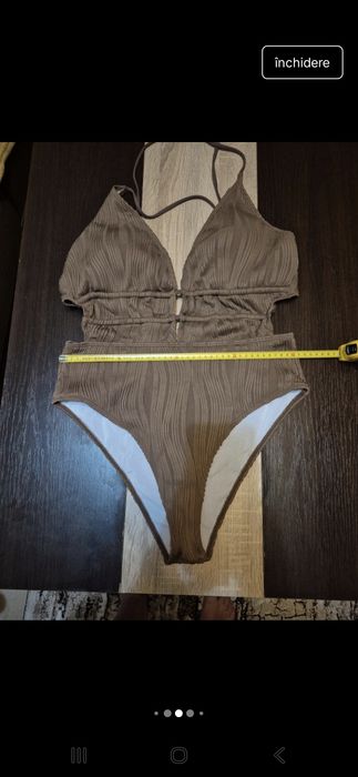 Costum baie xl,cu spatele gol