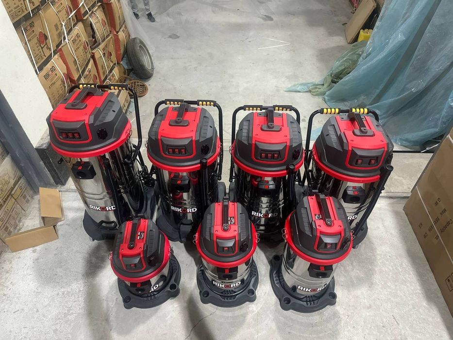 Строительные пылесосы Ricord мойка пелесос