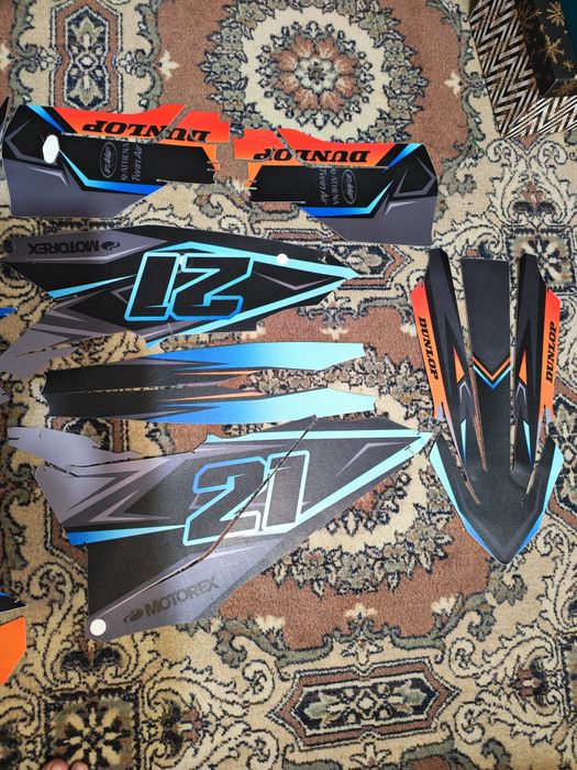 Наклейки на мотоцикл эндуро KTM