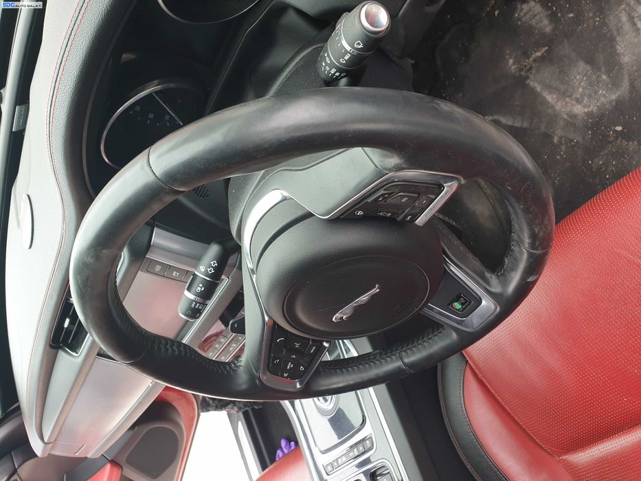 Volan Piele 3 Spite Incalzit cu Comenzi si Padele FARA Airbag Jaguar XF X260 2015 - 2020 [K6125]