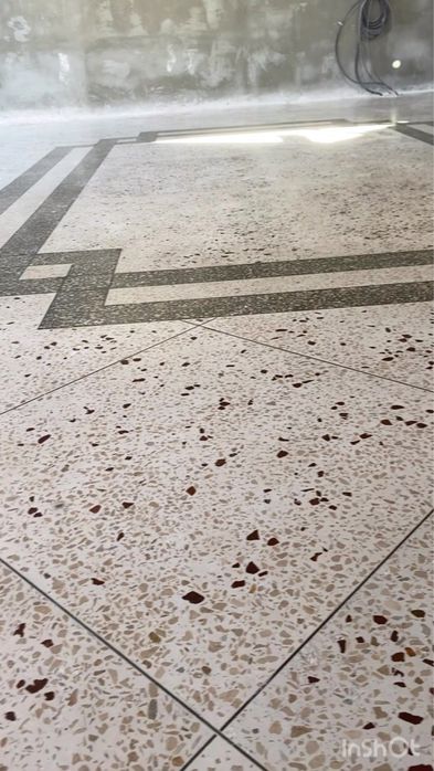 Mazayka stashka vertalyot shlipovka mramirni mozaika topping pol beton