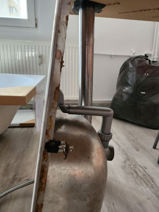 Chiuveta inox baterie si racorduri inox