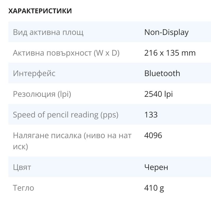 Графичен таблет Wacom Intuos M Bluetooth, Черен